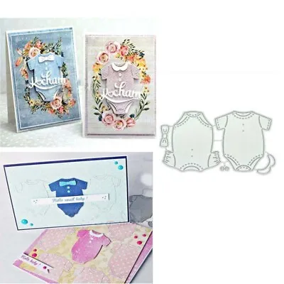 Baby Clothes Metal Cutting Dies Craft Scrapbooking Album Embossing Stencil Die  • £3.95