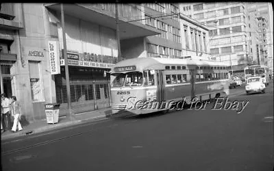 Mexico City Trolley #2265 Nov 1972 ORIGINAL NEGATIVE • $6.50