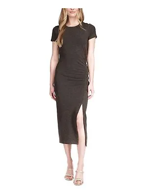 MICHAEL MICHAEL KORS Womens Black Pullover Short Sleeve Midi Sheath Dress M • $29.99