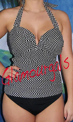 New MagicSuit Magic Suit / Victoria Secret Polka Dot Tankini Sz. 6 Small • $39.99