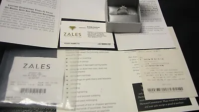 $899 • Buy PLATINUM DIAMOND  Zales Certified Diamond Ring/Band Set 1.00CT