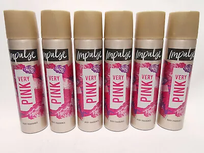 X 6 Impulse Body Fragrance 75ml Spray Deodorant • £24.99