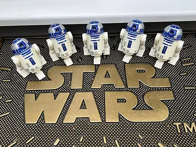 2009 McDonalds Star Wars X 5 R2D2 Happy Meal Figure Toy Projector • £0.99