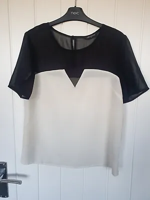 Internacionale Ladies Short Sleeve Blouse Size 10 • £1.50