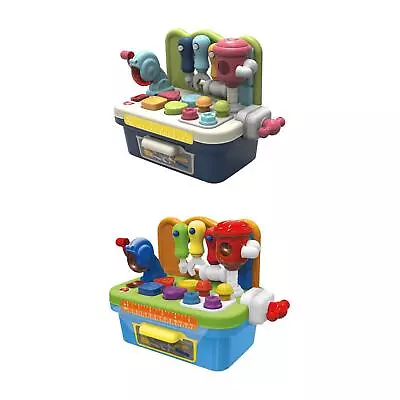 Interactive Tool Bench Toy Pretend Play For 1 2 3 4 Years Old Baby Kids • £20.76