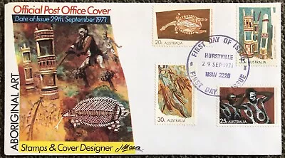 1971 Aboriginal Art FDC • $1.99