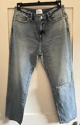 NWT Current Elliott Vintage Cropped Slim Jeans - Size 32  • $42.99