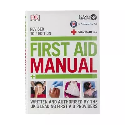 £8.49 • Buy Revised First Aid Manual Book 10th Edition 2020 Red Cross St Johns, NEW Latest