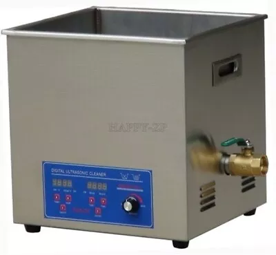 10L Ultrasonic Cleaner 80Khz 240W For Precision Instruments Free Lid Basket Xn • $1395.74