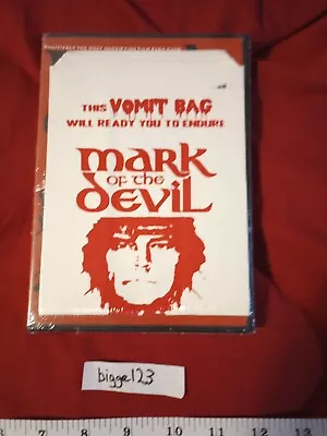 Mark Of The Devil 1970 DVD Cheezy Flix Armstrong Factory Sealed W/ Vomit Bag • $33