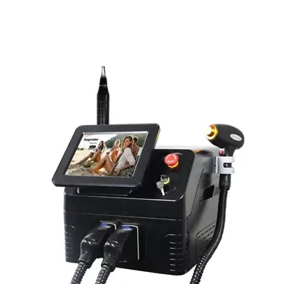 New 2 In1  808nm Diode Laser Nd Yag Laser Pico Laser Tattoo Hair Removal Machine • $1458