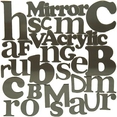 £3 • Buy Mirror Acrylic Letters, Choice Of Sizes And Fonts.
