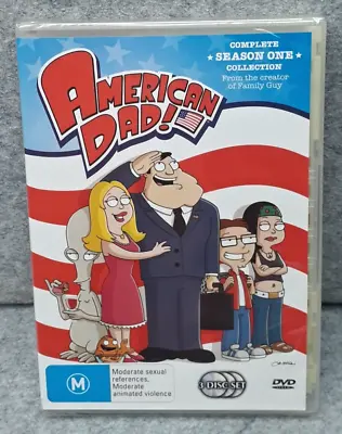 NEW: AMERICAN DAD SEASON 1 Comedy TV Series DVD Set Region 4 PAL Free Fast Post • $12.75