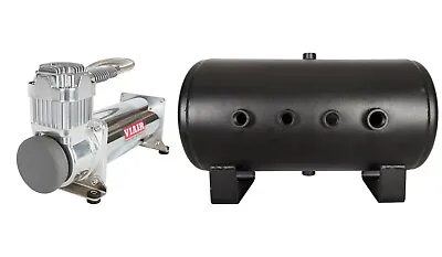 VIAIR 444C Truck Mount Air Compressor For Train Horns With 5 Gallon Tank - 12V • $393.99