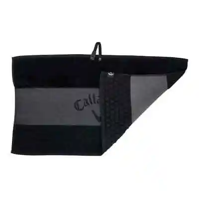 Callaway Tour Golf Towel 35x20  Black Brand New • £24.95