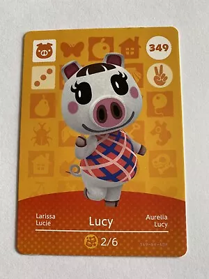 349 LUCY Animal Crossing Amiibo Card #349 Authentic ACNH • $3.40