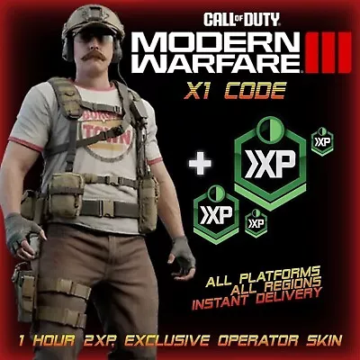 Call Of Duty Burger King Operator Skin + 1 2XP - Modern Warfare 2/3 Warzone⚡️ • $1.89