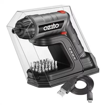 New Ozito 3.6V Screwdriver Torch With USB Charging Base DIY Tradie Renovation • $89.82