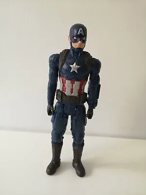 2018 Marvel Avengers Endgame Captain America 12  Action Figure Titan Hero Series • £3.50