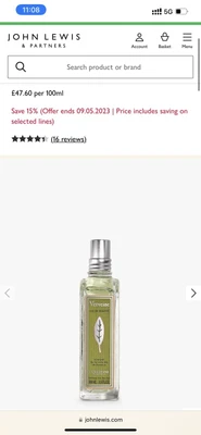 £35 • Buy Yves Rocher Perfume Verbena