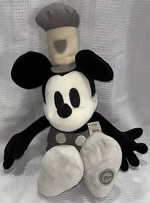MICKEY MOUSE STEAMBOAT WILLIE  Plush Stuffed 20” Retro Edition 1928 W/tag • $20.99
