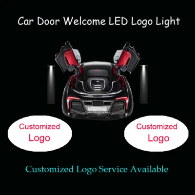 2x Customized Logo Car Door Welcome Laser Projector Ghost Shadow LED Logo Light • $46.25