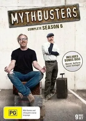 Mythbusters : Season 6 (DVD 2014 9-Disc Set) - Region 4 • $29.95