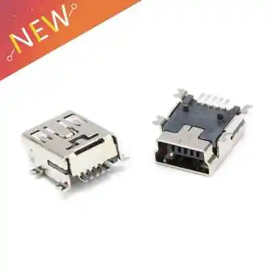 10PCS Mini USB B 5-Pin SMD Female Socket Connectors For PCB • $4.19