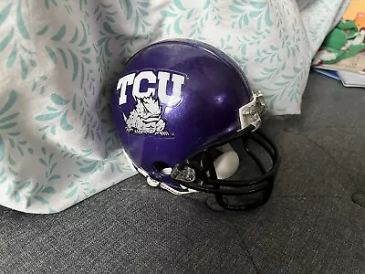 Vintage Riddell Mini 3 5/8 Helmet TCU Horned Frogs NCAA Football Texas Christian • $29.99