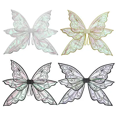 Halloween Wings Dress Up Sparkling Fairy Wings Butterfly Wings Foldable • $17.10