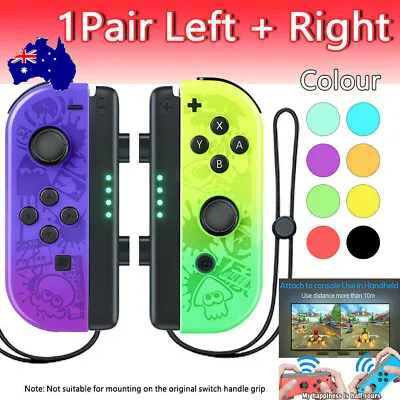 For Nintendo Switch Joy Con Controller Left & Right Wireless Pair Gamepad Joypad • $11.19