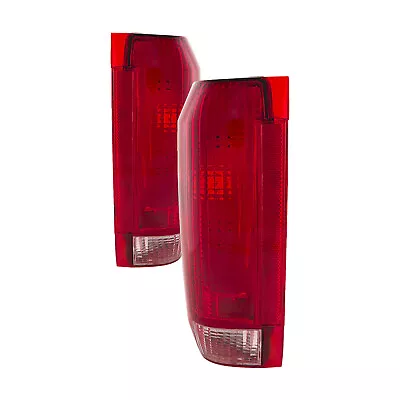 Tail Lights Pair Left Right Set Fits F150 92-97/Ford Bronco 92-96 • $31.08