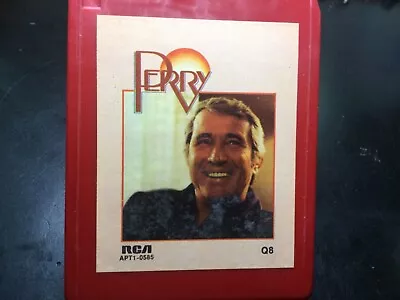 Perry Como  “Perry” Quad 8 Track Tape Tested Very Nice • $12.95