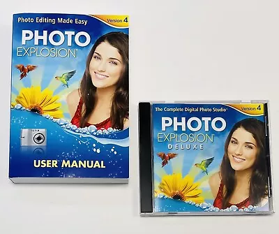 Photo Explosion Deluxe Version 4 Digital Photo Studio (2010 Nova PC Software) • $11.99