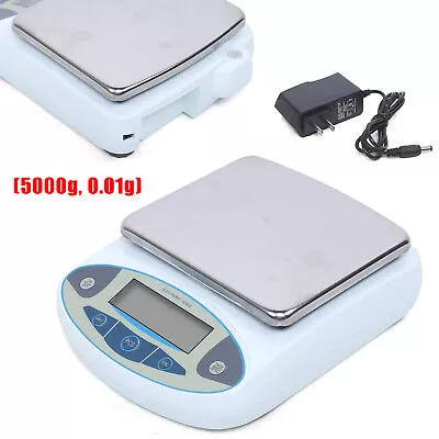 5000g/0.01g Analytical Digital Balance Lab Digital Precision Scale Electronic  • $68.40