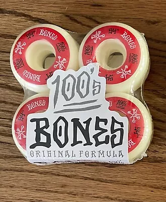 Bones 100s Skateboard Wheels Set Of 4 New Sealed • $24