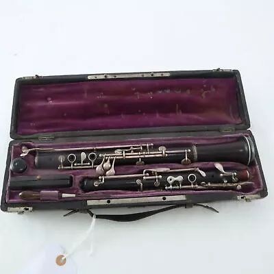 Early Loree Oboe Triebert Systeme 4 Fingering SN Q56 HISTORIC COLLECTION • $1649