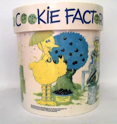 Vintage Cookie Jar Sesame Street Cookie Factory 1990's Peter Pan Company • $34.99