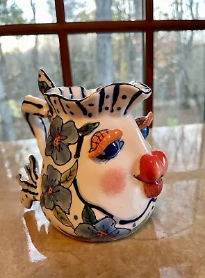 Whimsical  2002 Diane Artware Puckering Fish Creamer Pitcher • $15