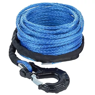 Carforu Synthetic Winch Rope 5/16'' X 50ft13000LBS Synthetic Winch Line Cabl... • $54.13