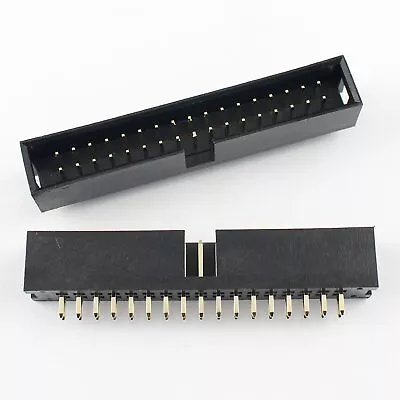 5Pcs 2.54mm 2x17 Pin 34 Pin Straight Male Shrouded Box Header PCB IDC Connector • $1.25