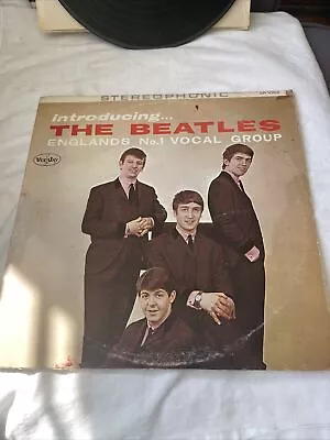 Introducing The Beatles Vee Jay SR 1062 Stereo Vinyl LP Stereophonic VeeJay • $21.10