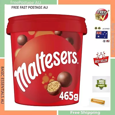 Maltesers Milk Chocolate Snack And Share Party Bucket 465g ( Pack Of 2 ) • $35.55
