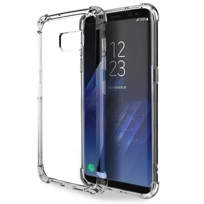 $7.55 • Buy Soft Clear Bumper Case For Samsung Galaxy S8 S8 Plus S8+ Heavy Duty