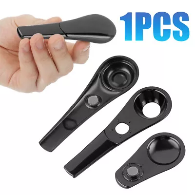 Portable Magnetic Metal Spoon Smoking Pipe Black With Gift Box - FREE SHIP BLK • $7.31