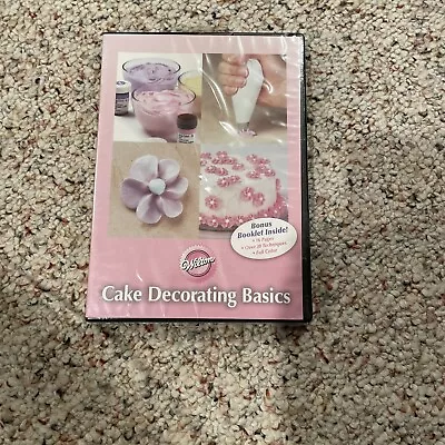 Wilton Cake Decorating Basics (DVD 2006) Baking Frosting & Icing W/ Booklet NEW • $23