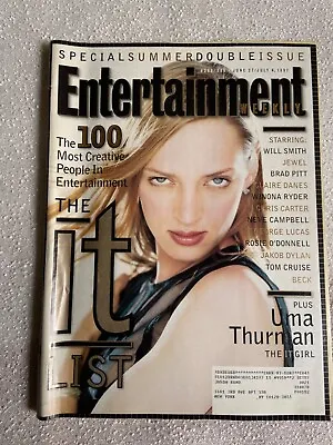 Entertainment Weekly Magazine June July 1997 Uma Thurman Will Smith Winona Ryder • $12