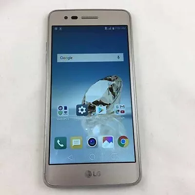 LG Aristo MS210 MetroPCS Smartphone  GOOD (Silver) • $37.90