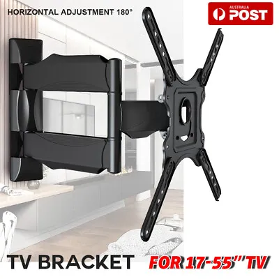 $18.89 • Buy Full Motion TV Wall Mount Bracket Swivel Tilt 32 37 40 42 50 52 55 Inch LED LCD