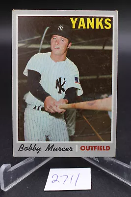 1970 Topps #333 Bobby Murcer EX Excellent Yankees ID:43749 • $2.30